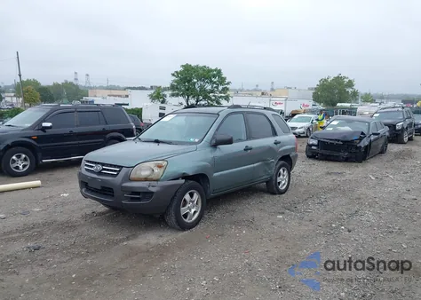 2007 Kia Sportage Lx from USA, damaged, VIN KNDJF724577389988
